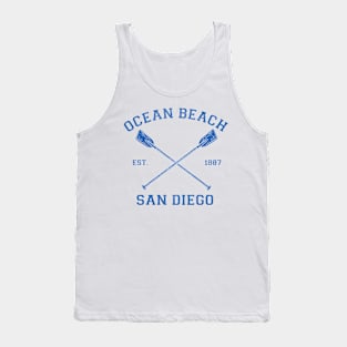 Vintage Ocean Beach San Diego Vacation graphic Tank Top